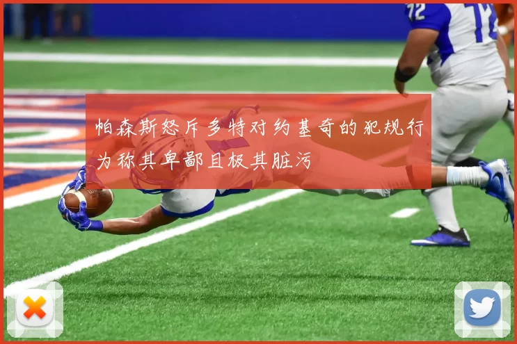帕森斯怒斥多特对约基奇的犯规行为称其卑鄙且极其脏污